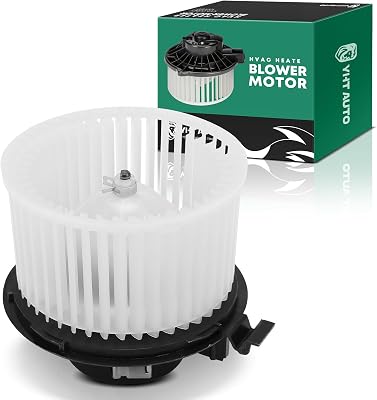 AC Heater Blower Motor Assembly for Nissan Versa 2007-2012 L4 1.6L 1.8L Sedan Hatchback, Front Side