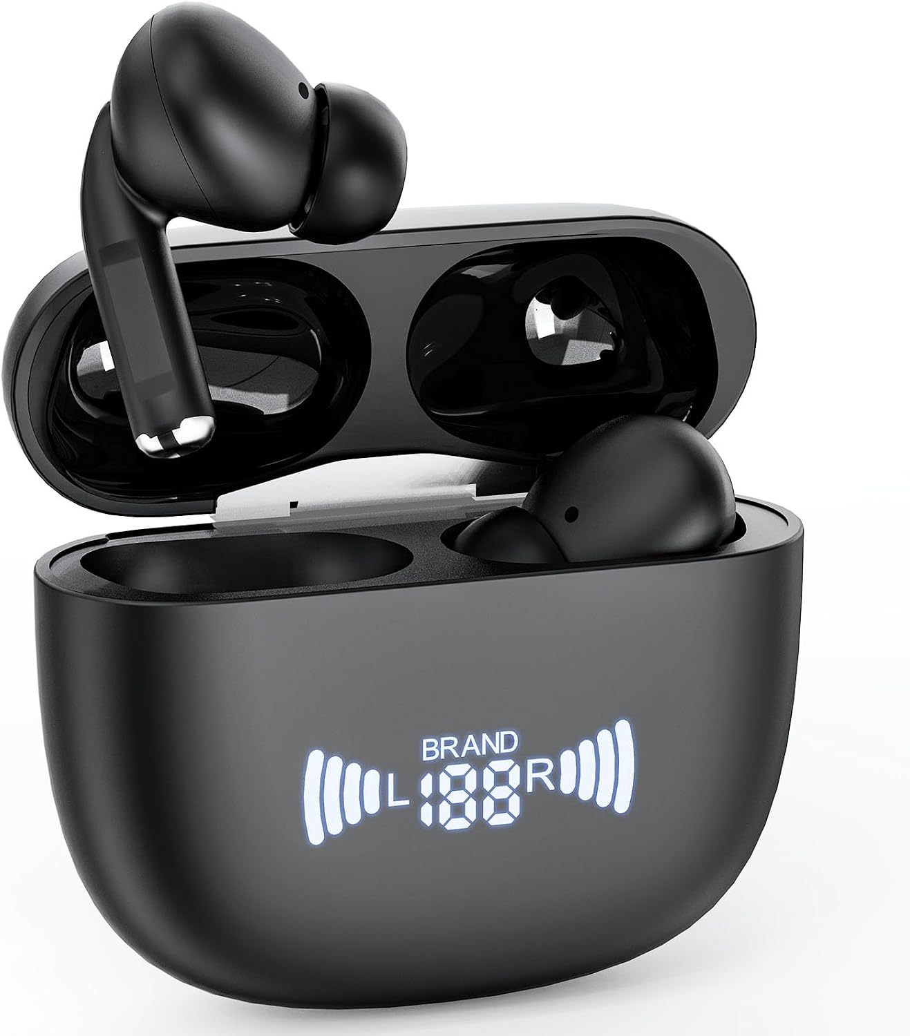 Language Translator Earbuds, Real-Time Translation Headphones, 144 Languages, Wireless Bluetooth, AI Translation, Compatible with App