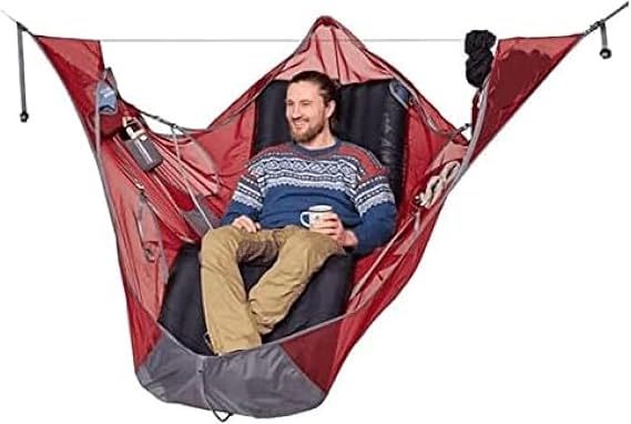 Portable Multi-person Hammock Tear-proof Anti-mosquito Flat Lay Hammock Family Outdoor Camping Ascend Residents Sleeping Bag
