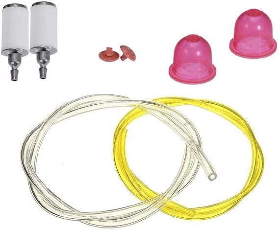 Jinyi New Fuel Filter Line Hose Primer Bulb 530058709 for Poulan Cratman Weed Eater String Trimmer Edger Blower