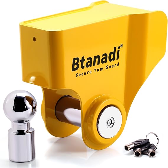 Trailer Lock with Hitch Anti Theft Security, Hitch Lock for Avonride 50mm Cast Coupling Heads, Fits 575003, 575004, 575005, 575008