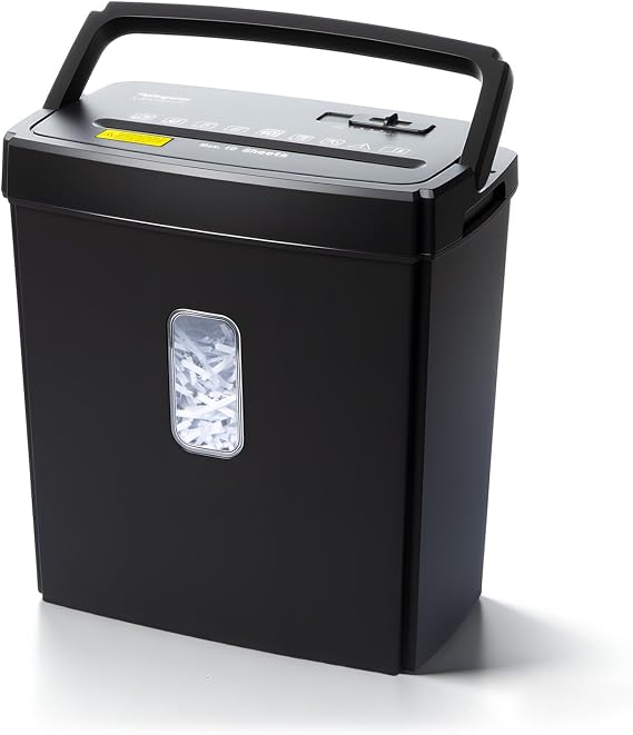 Wingwise 10 Sheets Paper Shredder for Home | P-4, 5 Mins Runtime, 4 gal