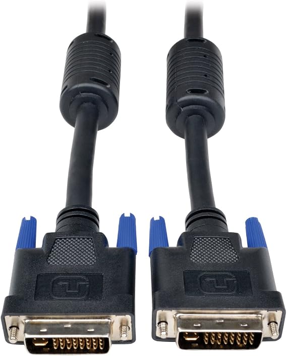 Tripp Lite DVI-I Dual Link Digital and Analog Monitor Cable (DVI-I M/M), 2560 x 1600, 15-ft. (P560-015-DLI)