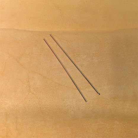 99.995% Pure Silver Wire 12 Gauge 4-inch Rod Set (2 Rods) Origin USA Colloidal Generator Wire  .99995+ Purity by Golden State Silver Certified Test Report Included