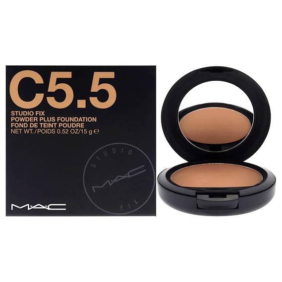 MAC AcM MAC Studio Fix Powder Plus Foundation C5.5,0.52 Ounce (Pack of 1),RW-US-MAC-181