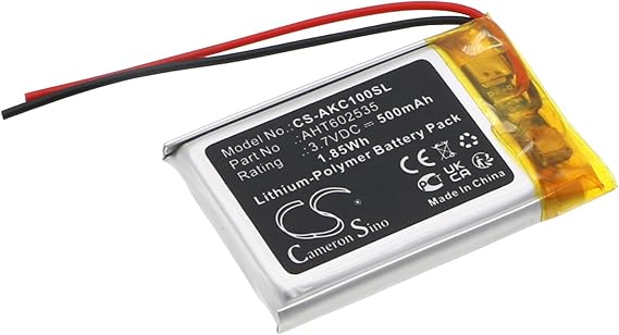Replacement Battery for Anki Vector Robot Cozmo Robot AHT602535 (500mAh)