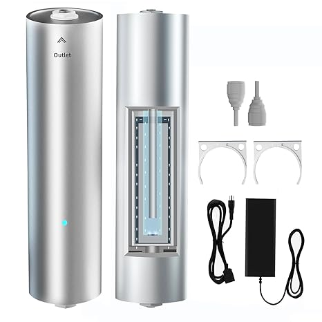 LED UV Ultraviolet Water Filter, Alloy Water Filteration for Under Sink Filter System and Reverse Osmosis System, Reduce Up to 99.9% of Bactria & Contaminant, Mercury-Free, 5000 Hours Life (1)