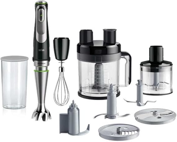 Braun MultiQuick 9 MQ 9195XLI 2L Hand Blender 1200W Black, Stainless Steel