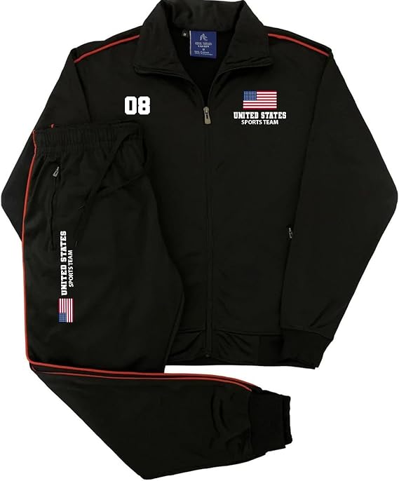 Royal Threads Men Tracksuit Sports Track Jacket & Matching Jogging Pants