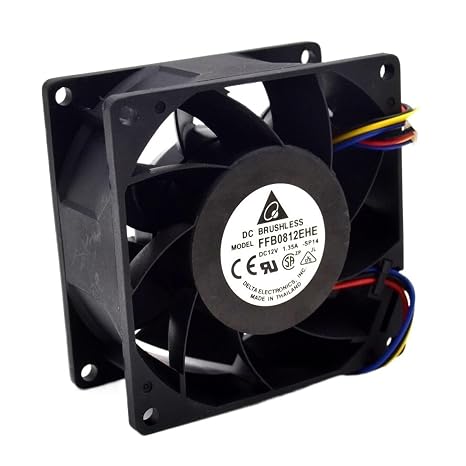 8CM 80MM 8038 12V 1.35A FFB0812EHE Dual Ball Bearing PWM Cooling Fan Speed Control