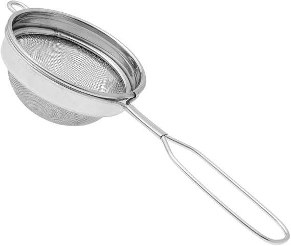 Stainless Steel Tea Strainer and Infuser - Coffee and Oil Filter, Drainer for Tea Making - Indian Style