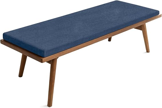Bench Cushion for Indoor/Outdoor 3cm Thick Chenille Non-Slip Seat Pad with Zipper Removable Cover for Patio Garden Swing Porch Window Chair Furniture Cushions(29#,20x20)