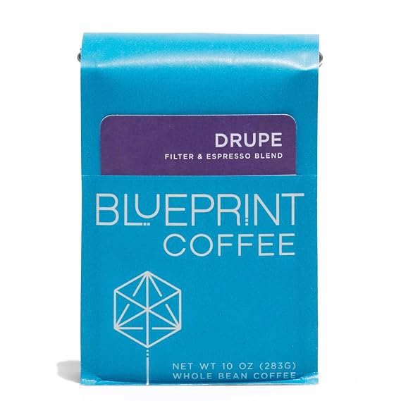 Blueprint Coffee Drupe Whole Bean Coffee, 5lb