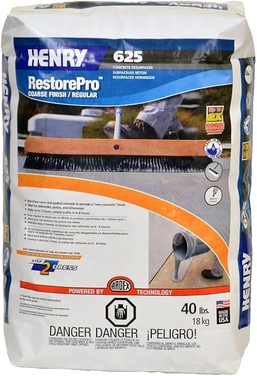 Henry, WW Company 16362 40 lb 625 Concrete Resurfacer