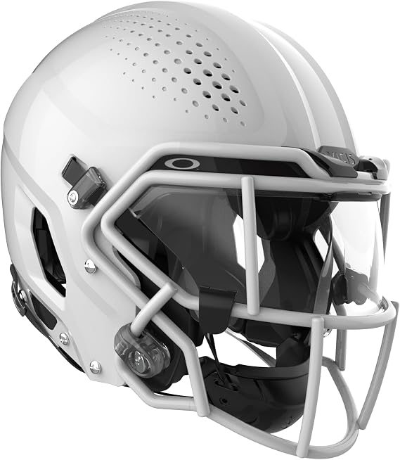 VICIS ZERO2 Youth Elite Football Helmet, Protective Deformable Outer Shell | Football Helmet for Youth Football & Middle School, Virginia Tech 5-Star Helmet, Titanium Facemask and Oakley Visor Attached