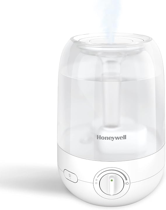 Honeywell Ultra Comfort Cool Mist Humidifier, Ultra Quiet, White, HUL545W