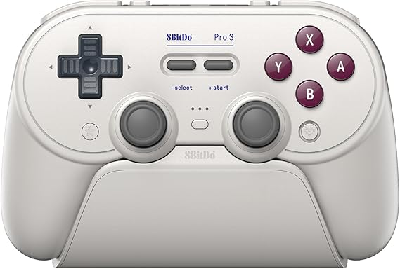 8BitDo Pro 3 BluetoothコントローラーSwitch/Switch 2用-TMRジョイスティック、交換可能なABXYボタン、プロ仕様のバックボタン、充電ドック、ホールエフェクトトリガー、Windows、Apple、SteamOS、Androidに対応（G Classic）