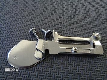 NGOSEW Double FOLD Clean Finish Hemming Folder Attachment for Sewing Machines Hemmer # 3/8"