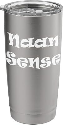 Naan Sense Middle Eastern Bread Stainless Steel Insulated Tumbler