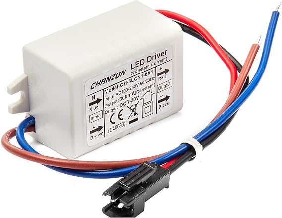 Chanzon LED Driver 300mA (Constant Current Output) 3V-20V Power Supply