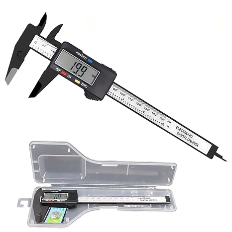 Digital Caliper,0-6 inch/150 mm,inch and Millimeter Conversion,LCD Screen
