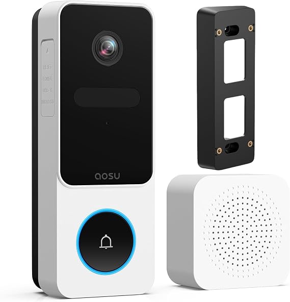 aosu Solar Security Camera Outdoor and Doorbell Camera Wireless