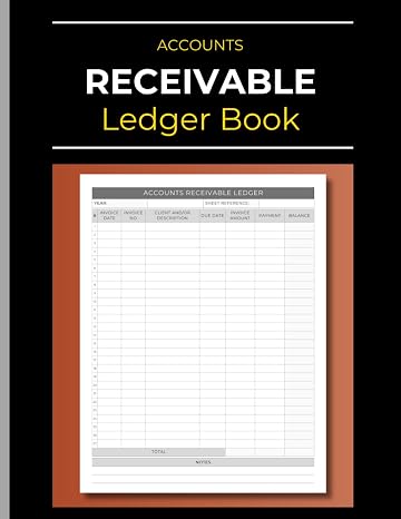 Accounts Receivable Ledger Book: Client Invoices & Payments | Accounting & Bookkeeping | Financial Sales & Revenue Tracker | Small Businesses | 110 Pages