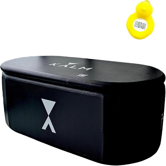 Ice Bath Tub Cold Plunge Tub with 2 Covers, Cold Water Plunge Tub - Insulated Ice Bath Cold Plunge XL Tub Outdoor, Portable Ice Bath Pod, Inflatable Cold Plunge Tub - Chiller Sell Separately