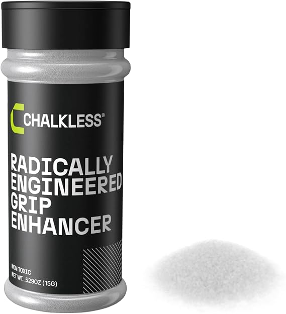 Chalkless Grip Enhancer - Premium Liquid Chalk Alternative & Less Mess Hand Chalk for Weightlifting, Powerlifting, Yoga, Gaming, Climbing, and More, Non-Toxic Long-Lasting & Reliable