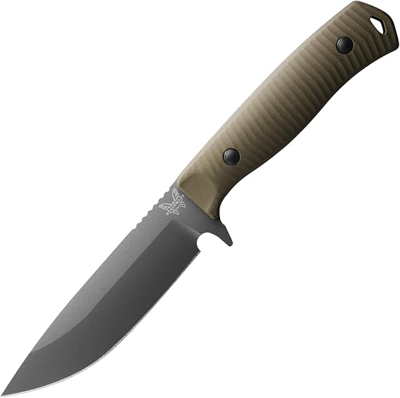 Benchmade - ANONIMUS 539GY Fixed Blade Outdoor Knife with OD Green Handle 539GY