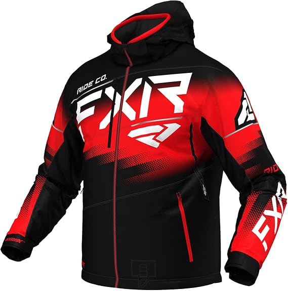 FXR Men's Boost FX Jacket (Black/Red/White - Large)