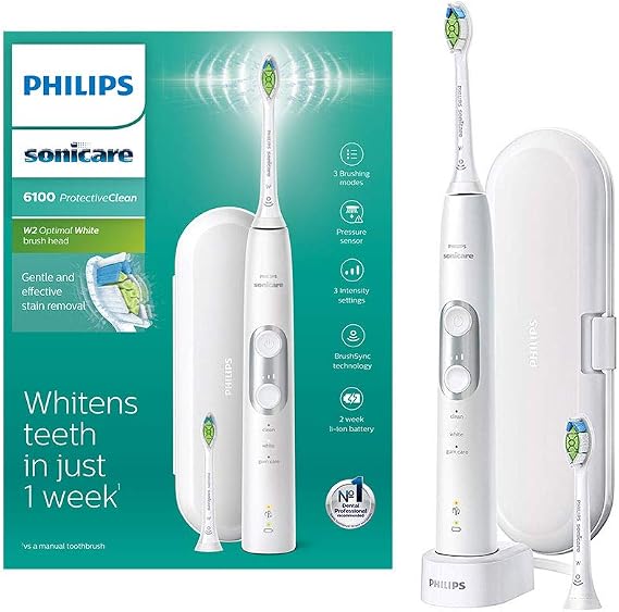 Philips Sonicare ProtectiveClean Electric Toothbrush, White