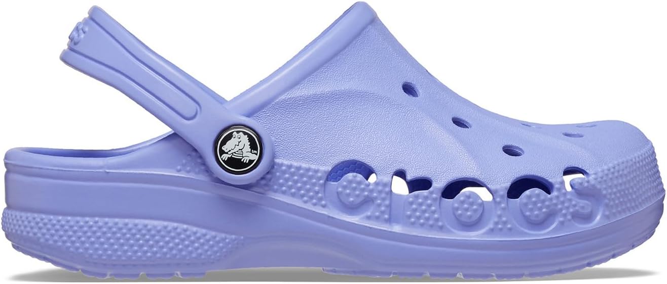 Crocs Kids' Classic Glitter Clog, Purple Digital, 4 Big Kid