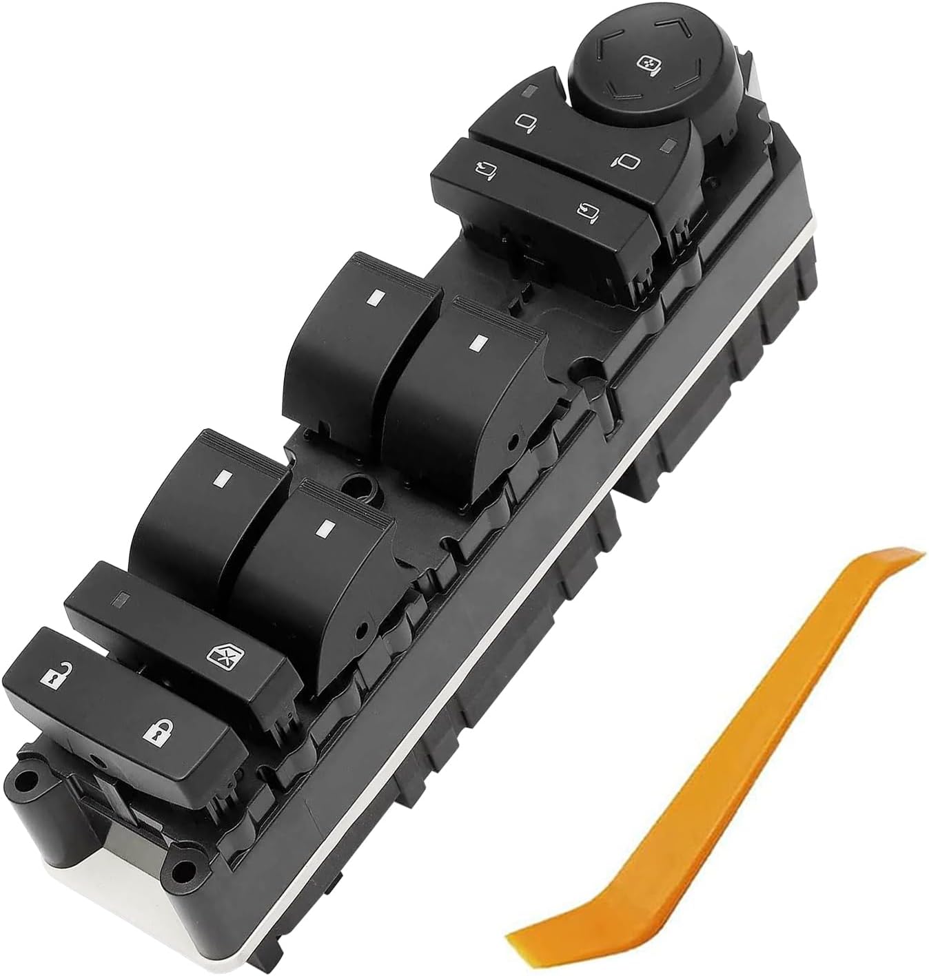15093440 Front Driver Side Master Power Window Switch Fits for 2007-2013 Chevy SilveradoGMC Sierra 1500 2500 HD3500 HD Suburban 2500 Avalanche Tahoe Yukon XL, for Cadillac Escalade ESV EXT 2009-2013