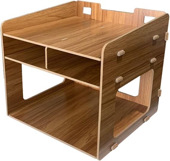 Printer Stand, Printer Rack, Printer Stand, Desktop Storage Rack, 3 Layer Printer Stand, Office Desktop Fax Machine Shelf, Printer Stand, Desktop Storage, Printer Storage Color : B