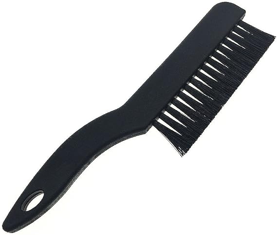 9.84inch ESD Brush Cleaning Plastic Handle Anti Static Conductive for PCB Motherboards Fans Keyboards Black