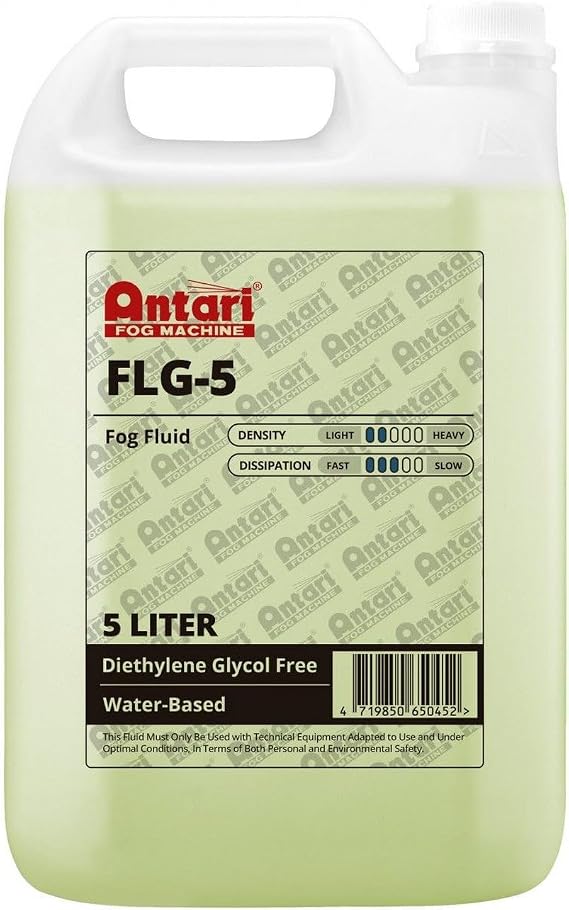 Antari FLG-5E Water Based Fog/Haze Fluid, 5-Liter
