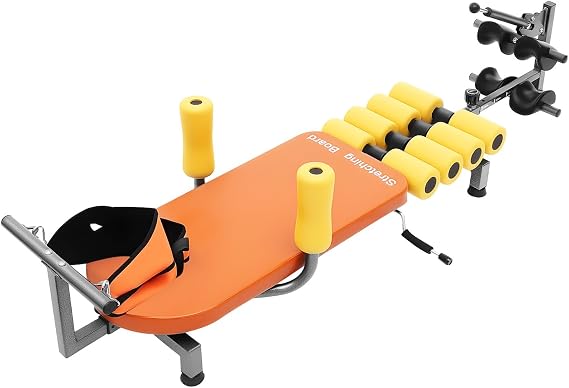 YIYIBYUS Inversion Traction Table, Back Stretcher Bench for Lower Back Pain Relief, Back Decompression Full Body Stretching Equipment - 286 LBS Weight Capacity