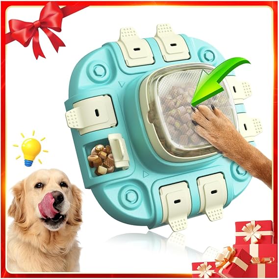 Intelligent Dog Toy with Long-Term Feeder & Snack Hide Anti-Boredom IQ Training for Dogs For All Breeds & Sizes