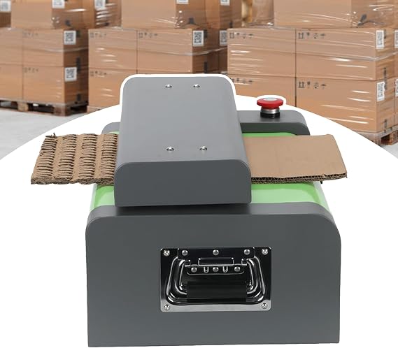 Carton Box Cutting Machine, Wasted Cardboard Slitting Mesh Strip Cutters/325 Cm, 3m/Min Paper Shredding Speed, Confetti Collection- with Cardboard Cutting Shredder
