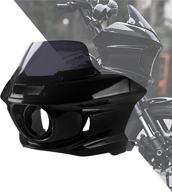 Front Headlight Fairing with Black 7" Windshield Fit For Harley Low Rider ST FXLRS 2022-2025 Low Rider EL DIABLO FXRST 2022