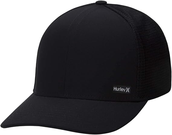 Hurley Men's Caps - H2O-Dri League Baseball Caps for Men with Snapback Closure - Classic Mens Trucker Hats (S-XL)
