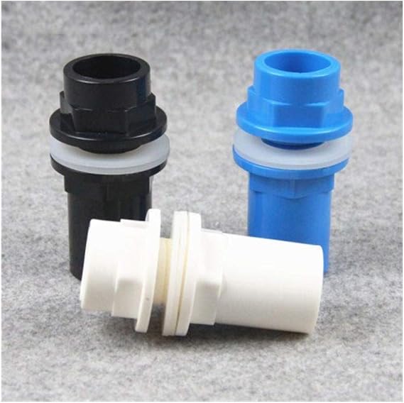 Tubes, Pipes & Hoses 10pcs 20-50mm PVC Pipe Connectors Thicken Fish Tank Pipe Drainage Connector Garden Drain UPVC Pipe Adapter Water Supply Pipe Fittings (Color : Blue, Size : Inner Dia 20mm)