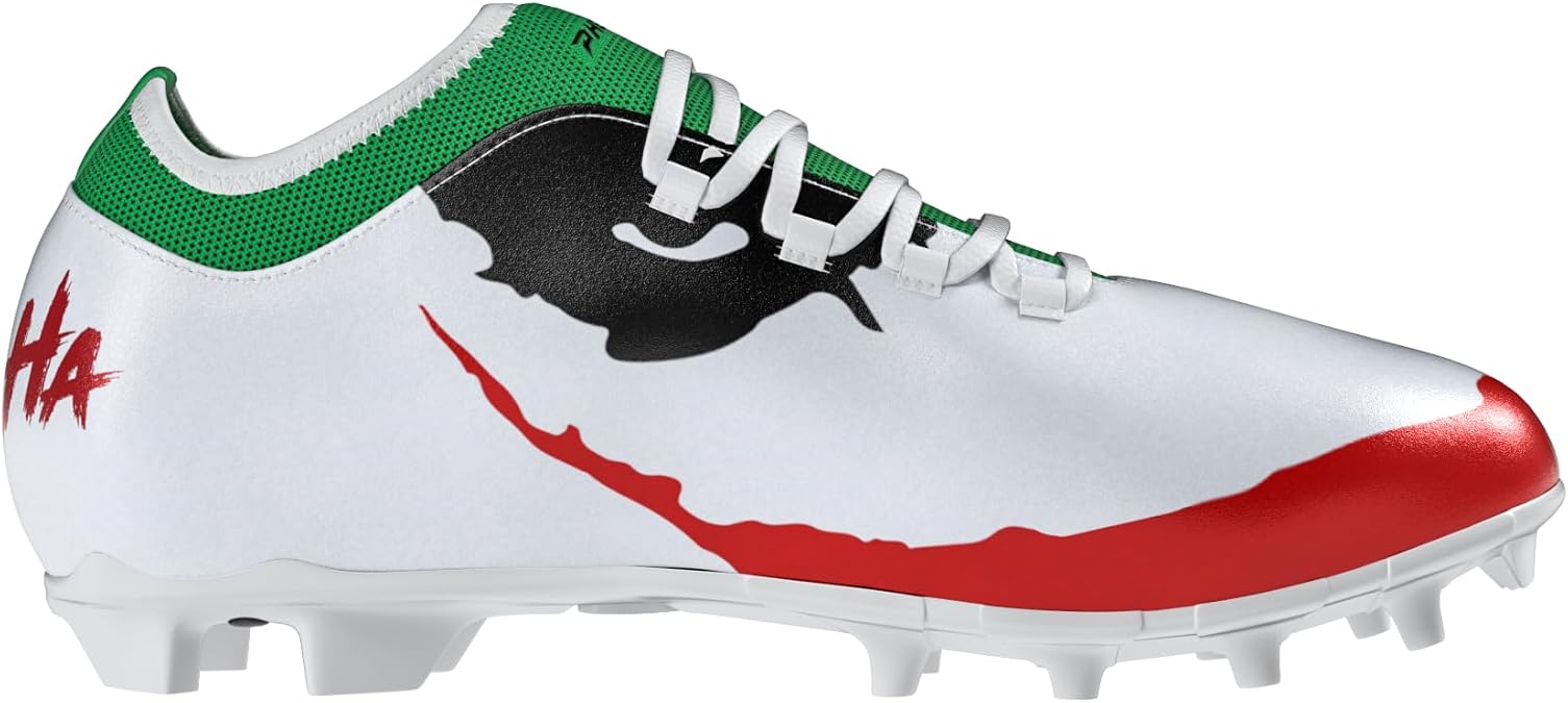 Phenom Elite The Joker Football Cleats Velocity 2.0 | DC Edition | Men's Lightweight Speed Performance Cleats