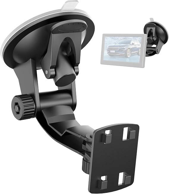 Backup Camera Monitor Mount,Windshield Suction Cup Mount for 4.3/5" Monitor