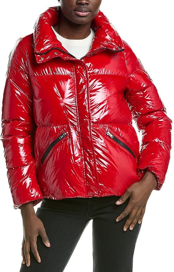 Herno Womens Down Jacket, 38, Red