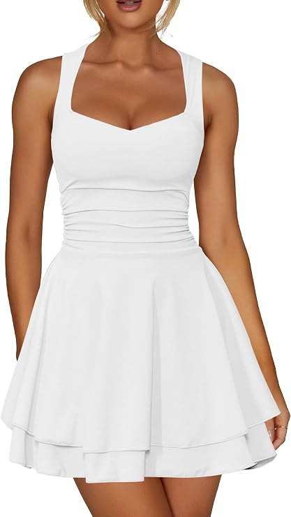 Kaximil Women's Corset A Line Tennis Mini Dresses
