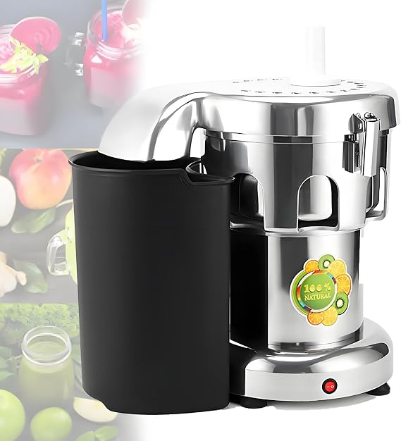 Commercial Juice Extractor, Heavy Duty Juicer, Aluminum Casting and Stainless Steel Constructed Centrifugal Juice Extractor, Juicing Both Fruit and Vegetable - Industrial Grade Juicer,B3000