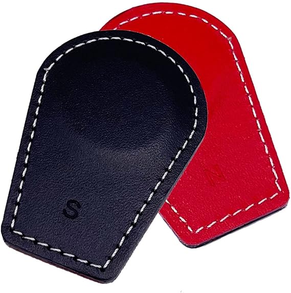 totalElement Leather Biomagnetism Therapy Magnets, Biomagnetic Health Magnets N52 (2 Pack)