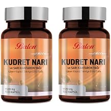 BALEN 2 Kutu Plus Kudret Narı Sarı Kantaron Yağı Kapsülü Kudretnarı Kantoron 1580 Mg x 100 Kapsülx2